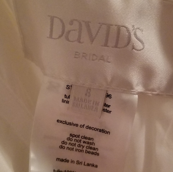 David's bridal wedding dress size 8 - Picture 5 of 7